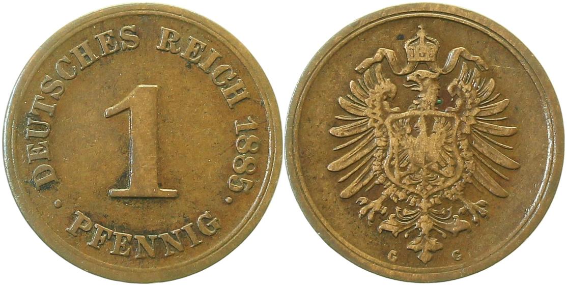 1 Pfennig 1885 G J001