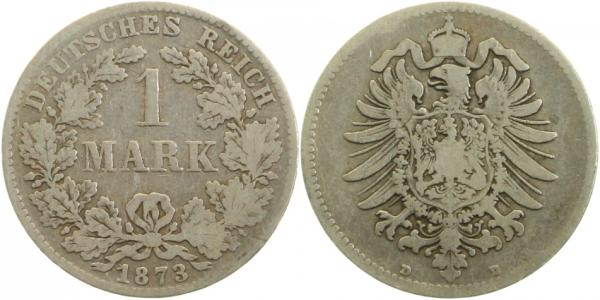 1 Mark 1873 D s J009