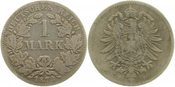 1 Mark 1873 F s/ss J009