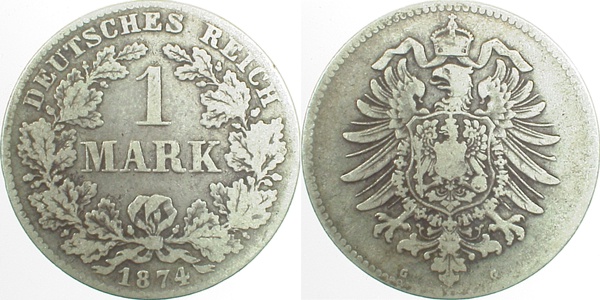 1 Mark 1874 G s J009