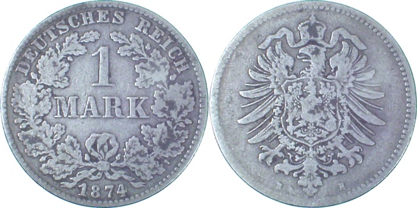 1 Mark 1874 H s J009