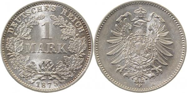 1 Mark 1875 G PCGS MS 64 40803279 J009 f.stgl.