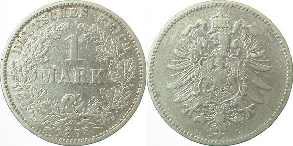 1 Mark 1878 G s/ss J009