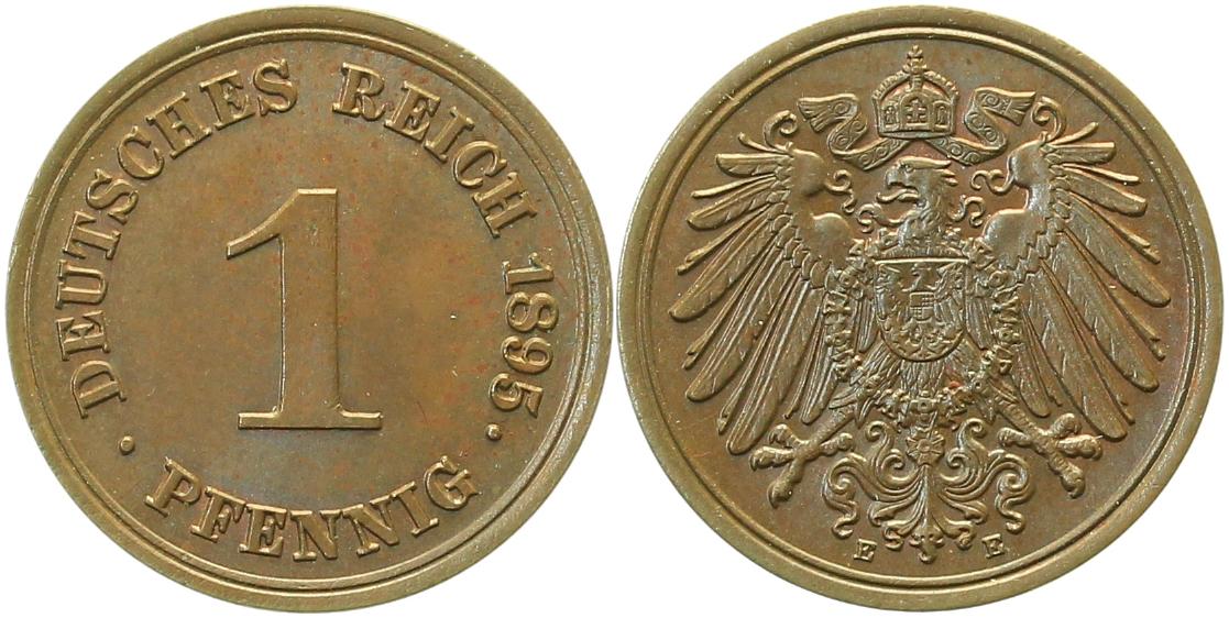 1 Pfennig 1895 E prfr J010