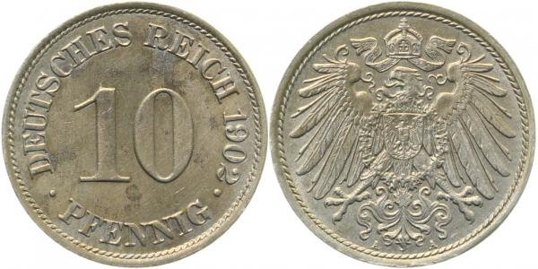 10 Pfennig 1902 A J013
