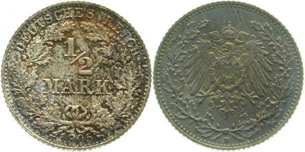 ½ Mark 1905 D J016