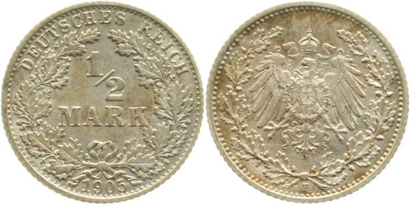 ½ Mark 1905 F prfr J016