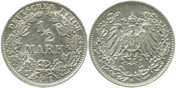 ½ Mark 1912 D vz J016