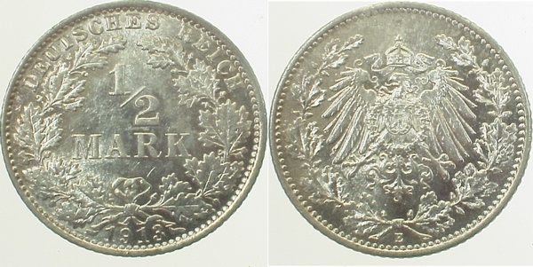 ½ Mark 1913 E J016