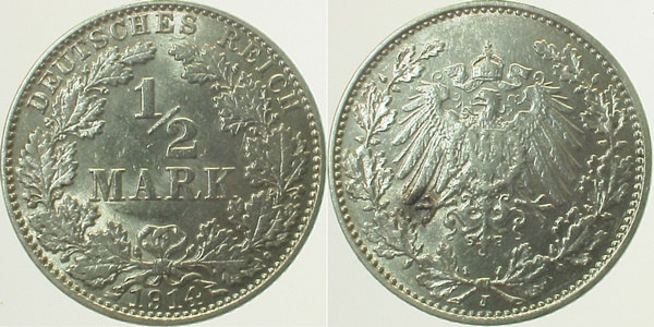 ½ Mark 1914 J J016 vz