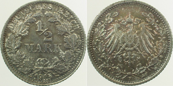 ½ Mark 1915 F J016 vz