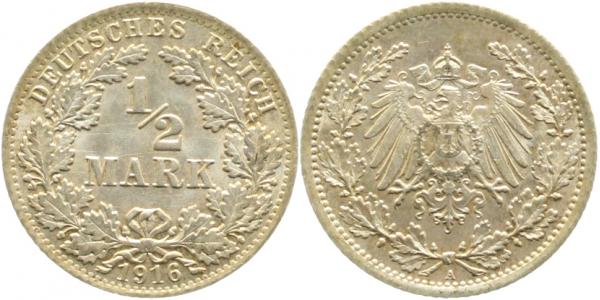 ½ Mark 1916 A vz/stgl J016