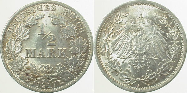 ½ Mark 1917 A vz/stgl J016