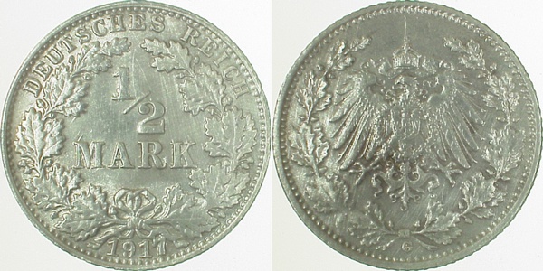 ½ Mark 1917 G ss/vz J016