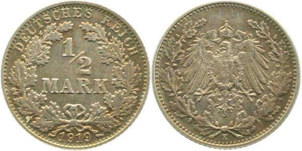 ½ Mark 1919 E prfr fein! J016