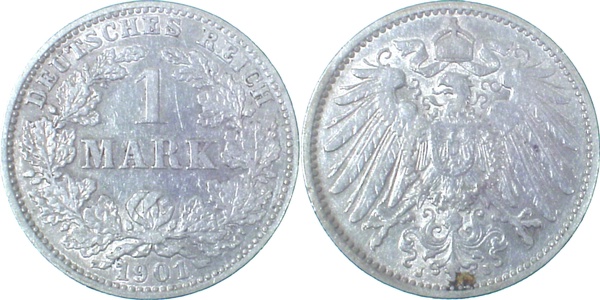 1 Mark 1901 J J017 ss/vz