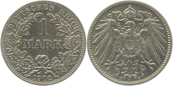 1 Mark 1902 F J017 Gedenkmünzen