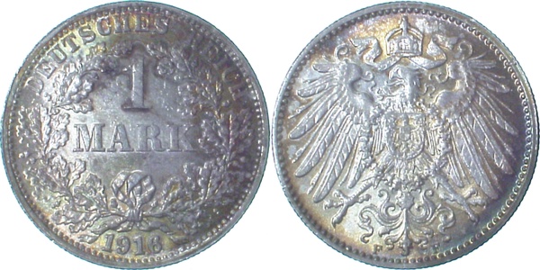 1 Mark 1906 F J017 Gedenkmünzen
