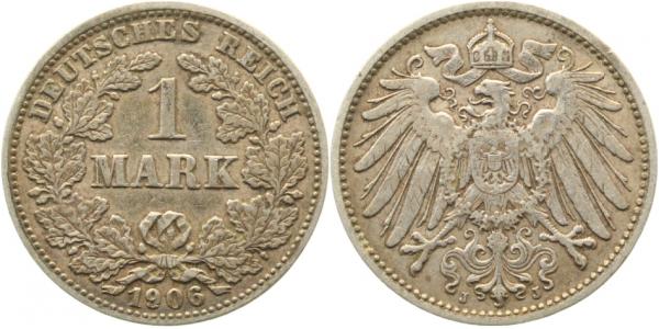 1 Mark 1906 J J017 Gedenkmünzen