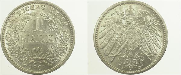 1 Mark 1907 D prfr J017