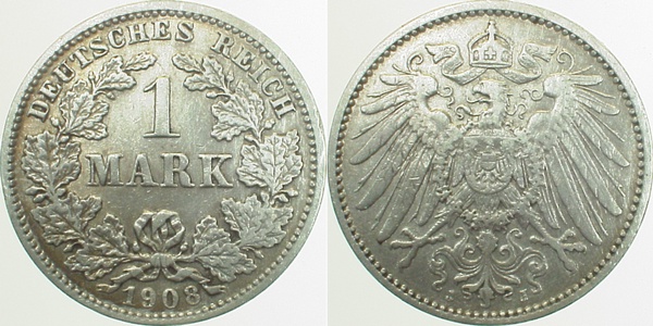 1 Mark 1908 J ss J017