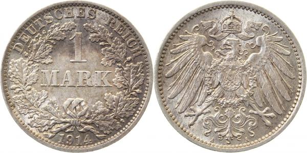 1 Mark 1914 A J017 Gedenkmünzen