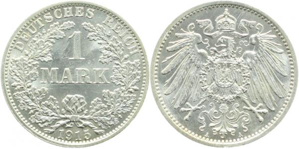 1 Mark 1915 A J017 Gedenkmünzen
