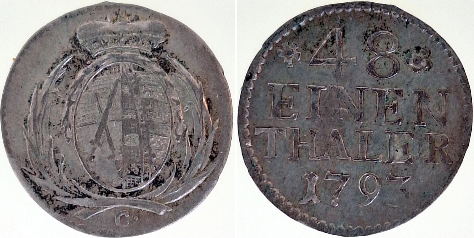 1/48 Taler 1793 Sachsen 1763-1806