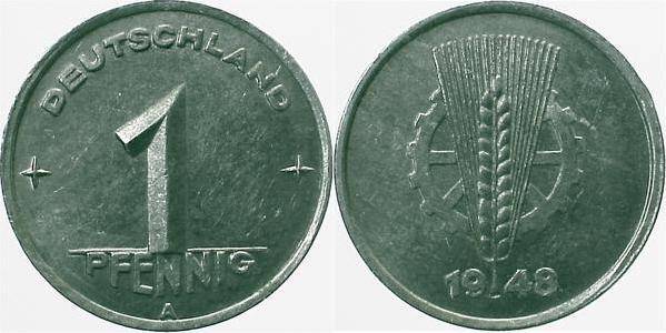 1 Pfennig DDR1948 A prfr/st matt J1501