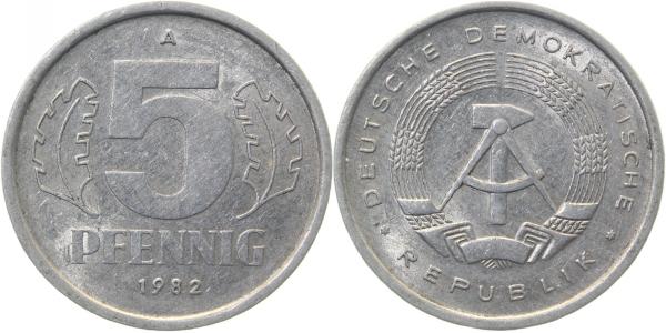 5 Pfennig DDR 1983 A Pp J1509 Pp 5 Pfennig