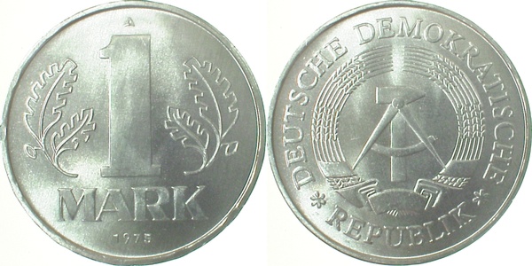 1 Mark DDR 1975 A ss