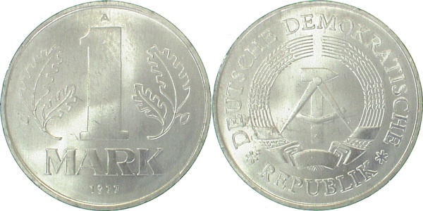 1 Mark DDR 1977 A ss