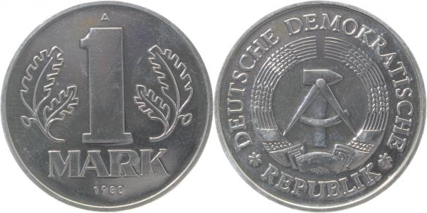 1 Mark DDR 1980 A f bfr /matt J1514 f bfr /matt 1 Mark