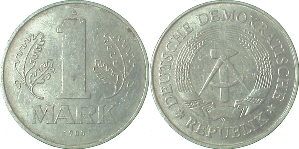 1 Mark DDR 1981 A PP.......40 Ex.