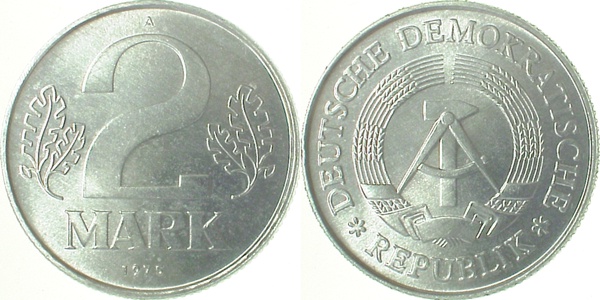 2 Mark DDR 1975 A vz