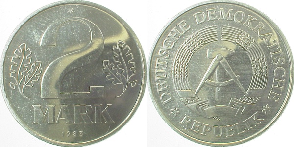 2 Mark DDR 1983 A vz