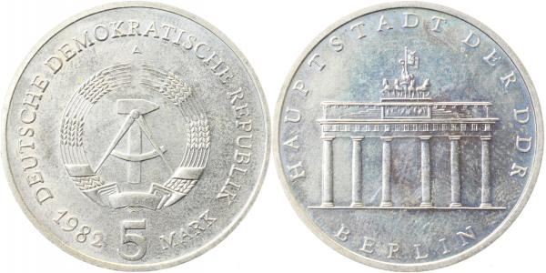 5 Mark Brandenb. Tor 1985 A stgl !!!