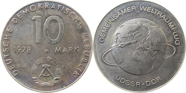 10 Mark Weltraumflug 78 circ J1568 10 Mark