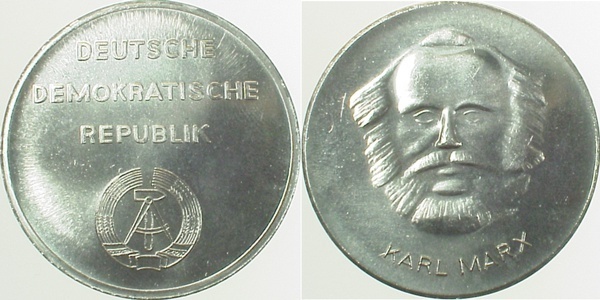 Medaille Karl Marx angebliche Motivprobe