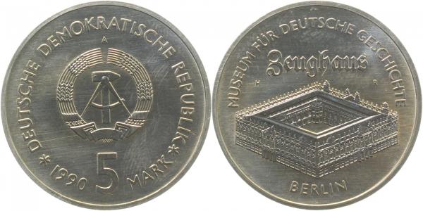5 Mark DDR Tucholsky 1990 A stgl verschweißt, Sonderpreis