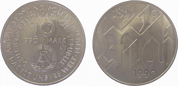 10 Mark 100.Jahrtag 1.Mai 1990 A