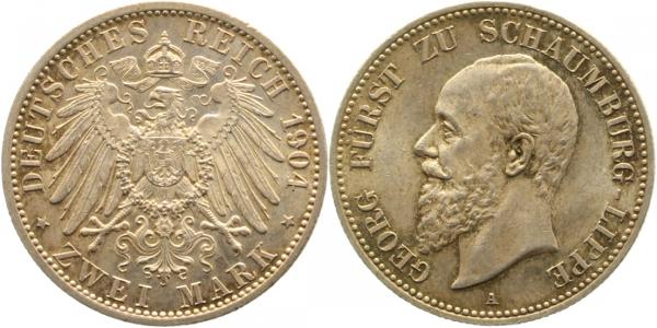 3 Mark Schaumburg Lippe 1911 A J166 f.prfr./f.prfr/stgl