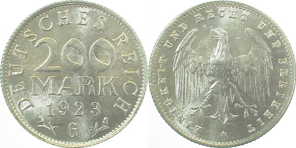 200 Mark 1923 G