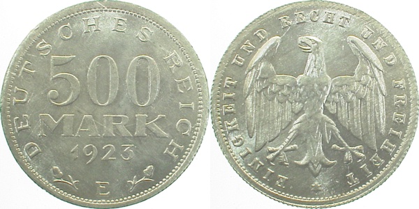 500 Mark 1923 E