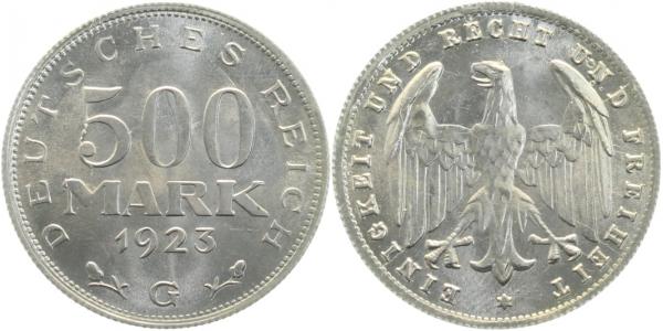 500 Mark 1923 G