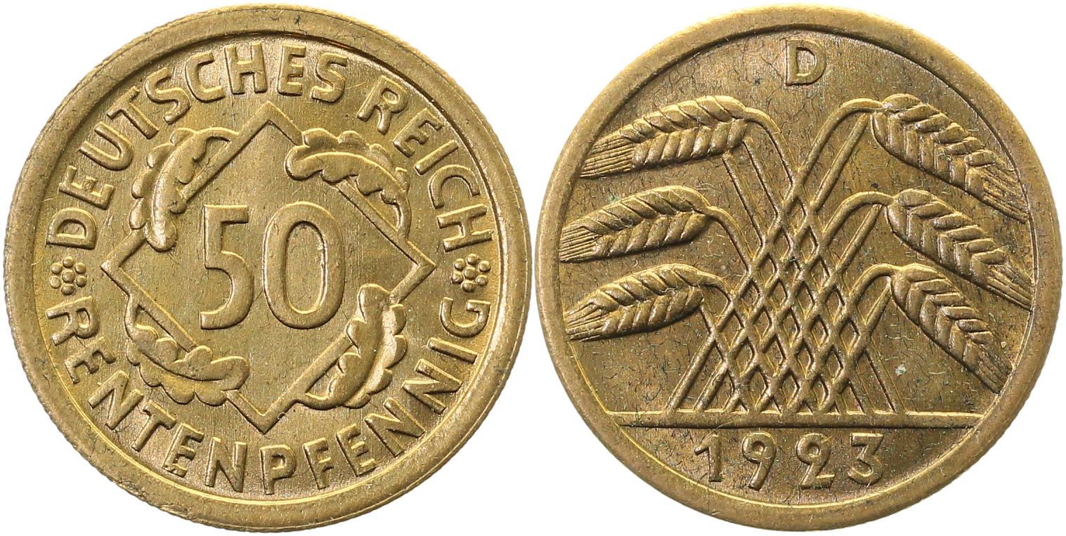 50 Pfennig 1923 D J310 prfr!!!