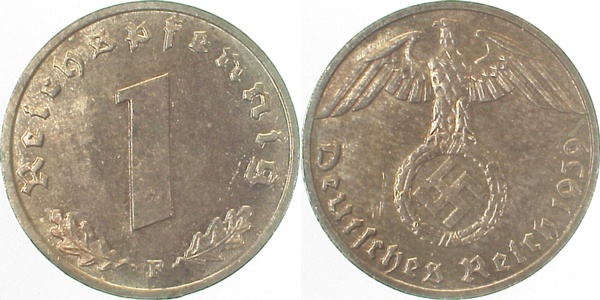 1 Pfennig 1939 F J361 Drittes Reich