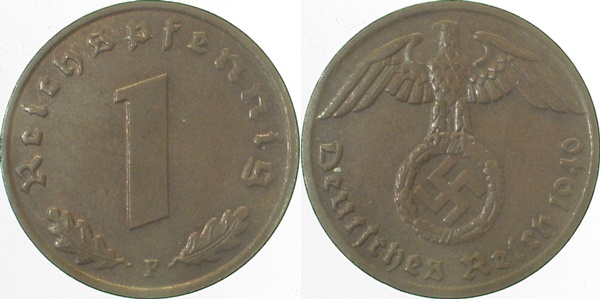 1 Pfennig 1940 F J361 Drittes Reich