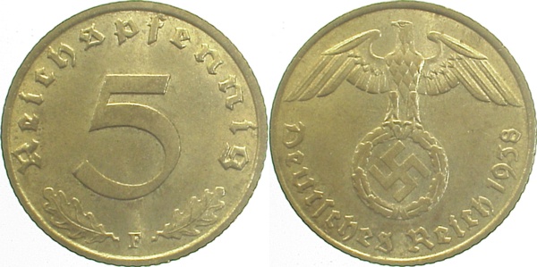 5 Pfennig 1938 F J363