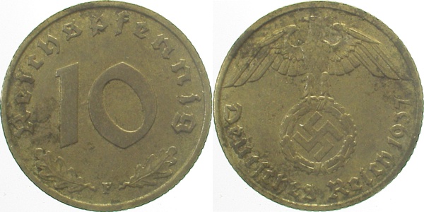 10 Pfennig 1937 F J364